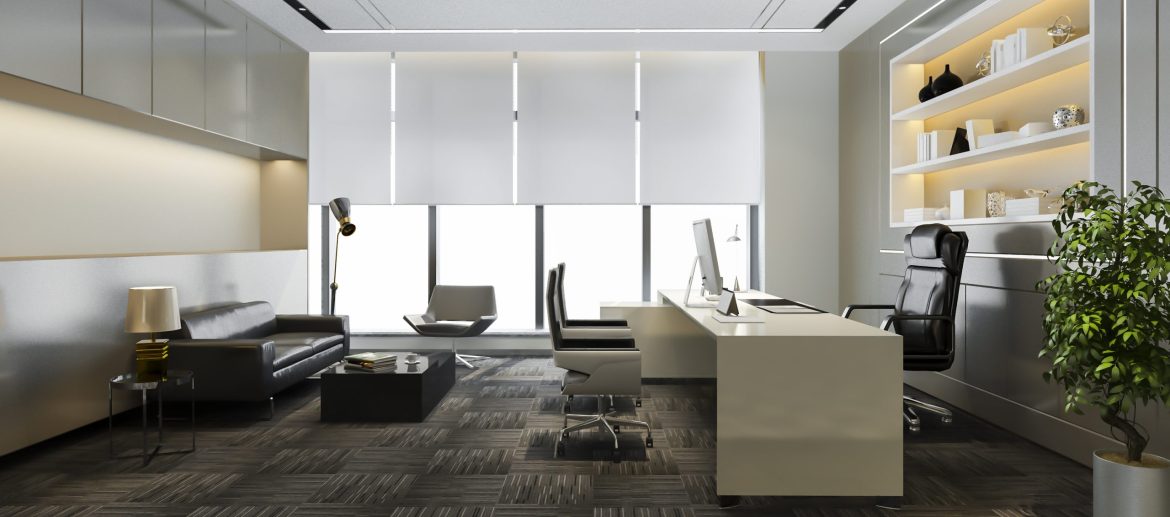 3d rendering luxury business meeting and working room in executive office 3d rendering luxury business meeting and working room in executive office